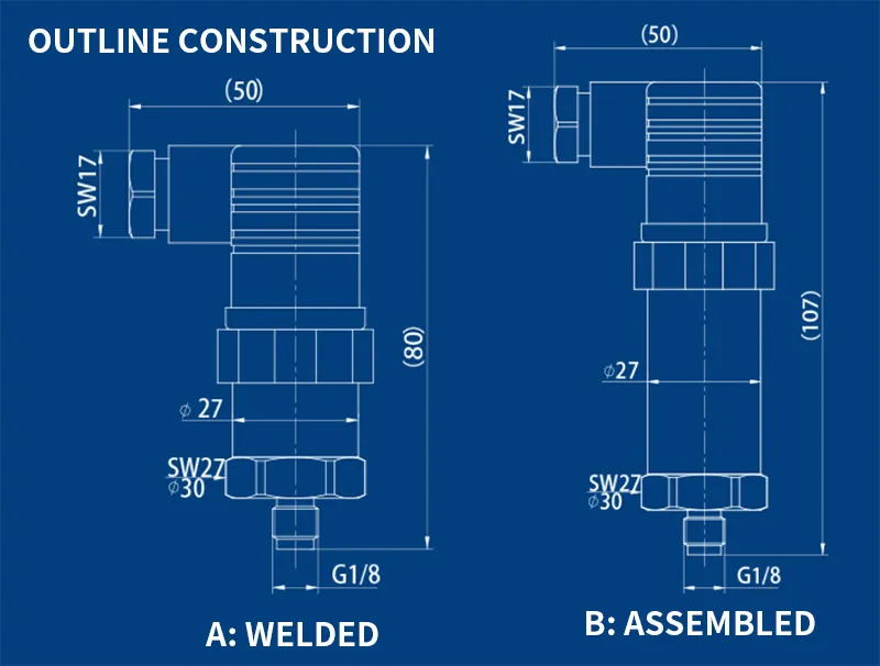 pressure transmitter outline construction pressure transmitter outline construction