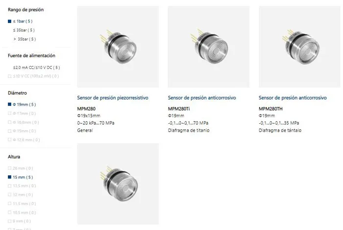 spanish product filter spanish product filter