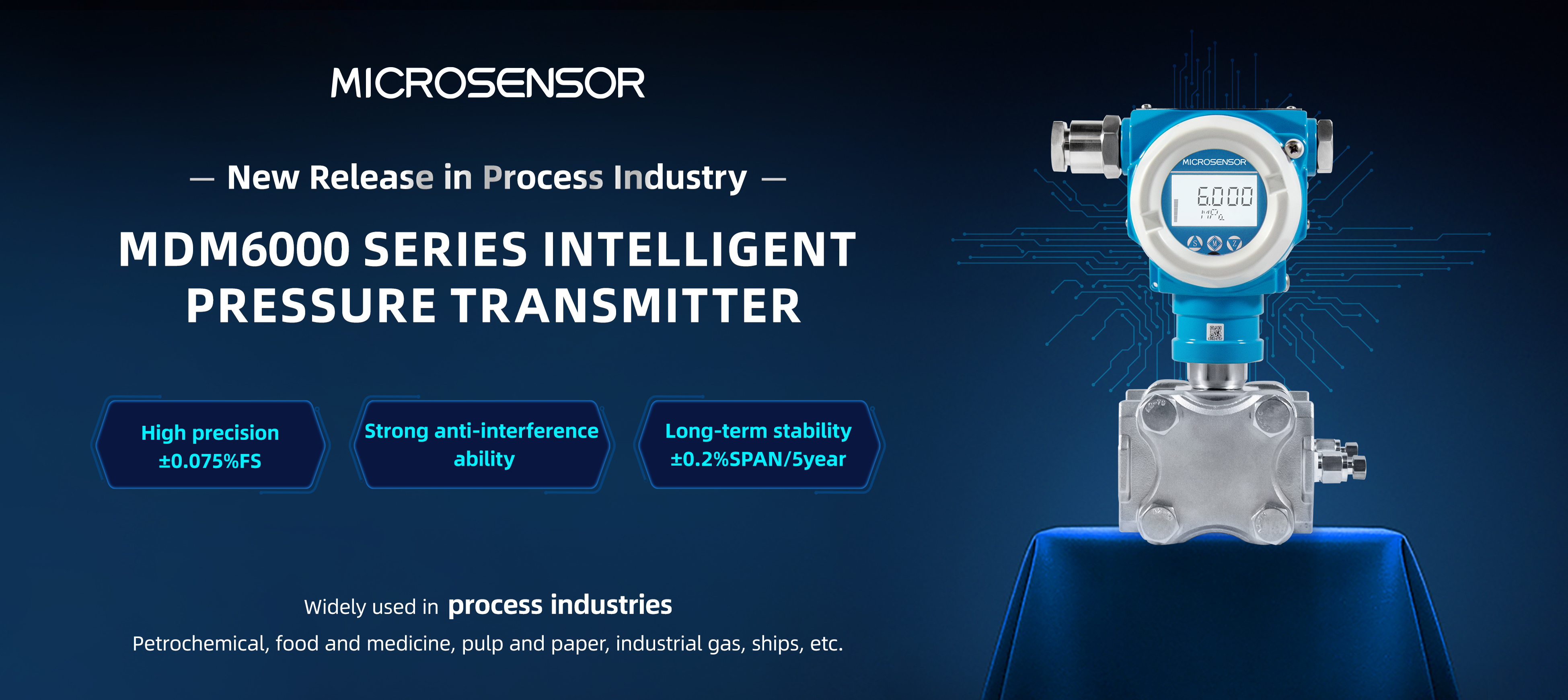 MDM6000 series differential pressure transmitters MDM6000 series differential pressure transmitters