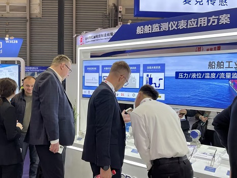 overseas customers at MicroSensor booth