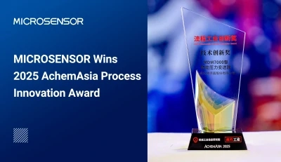 MICROSENSOR Wins 2025 AchemAsia Process Innovation Award